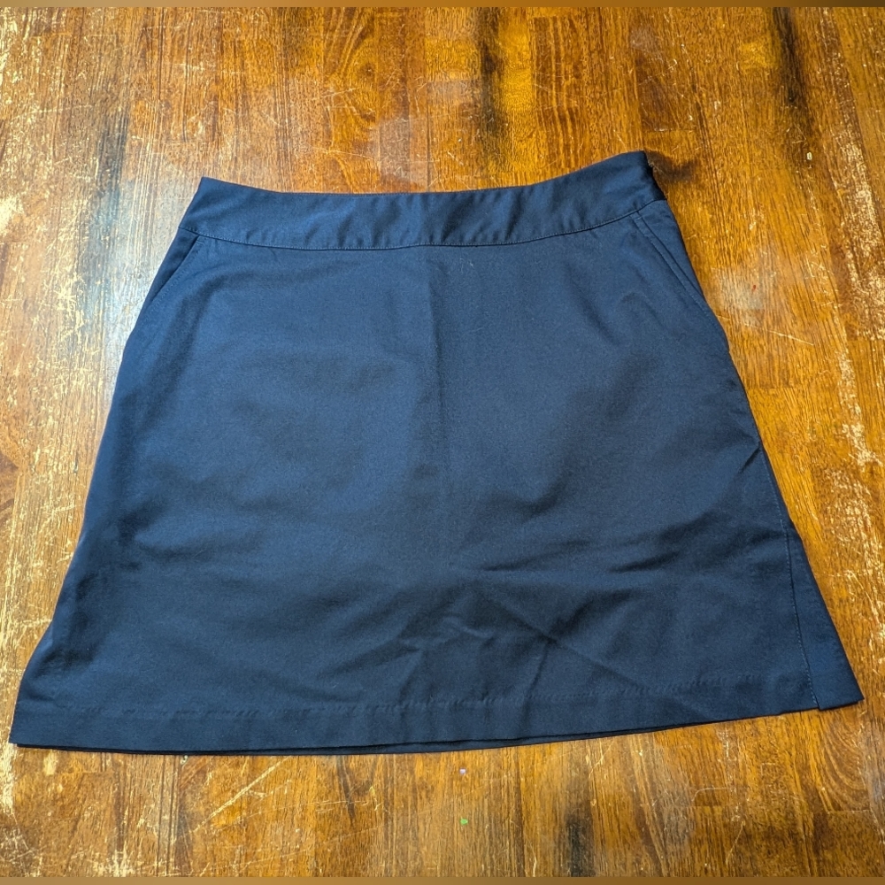 adidas Dark Blue Women's Golf Skort With Built In Shorts
